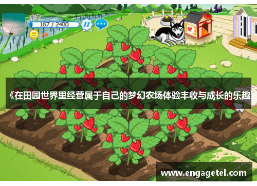 《在田园世界里经营属于自己的梦幻农场体验丰收与成长的乐趣》